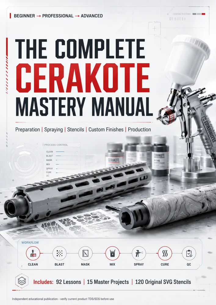 Powered by Jefre Cerakote Mastery training manual cover